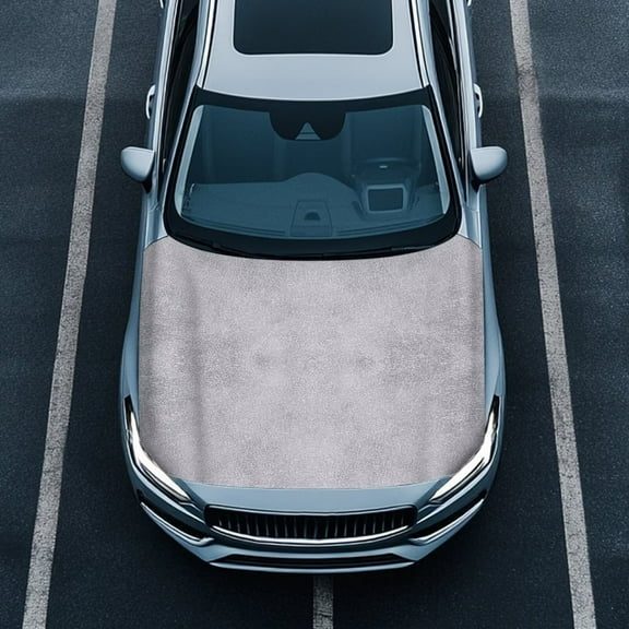 Uorisanigo Gray Car Hood Cover Hood Covers for Cars SUV Sedan Heat-Resistant Car Hoods Wrap Cloth Front Hoods Protection Cover, Easy to Install Accessories