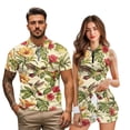 thumbnail image 1 of Uorisanigo Green Hummingbird Matching Couple Outfits Golf Shirts for Men 1/4 Zip Dry Fit Short Sleeve Collared Shirt Women's Sleeveless Golf Dress Built in Shorts for Tennis Workout Size XL, 1 of 8