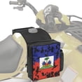 thumbnail image 1 of Uorisanigo Haiti Logo Motorcycle Tank Top Bag, Wear-Resistant Dirt Bike Rear Rack Bags with Drink Pockets, Universal Tank Top Organizer for Motorcycles ATV UTV, Motorcycle Accessories, 1 of 7