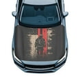 thumbnail image 1 of Uorisanigo Hood Cover - 59.05x39.37 in American Firefighter Flag Car Hood Cover Protection for Cars Decor, Elastic Polyester Fabric Fits Most Cars, Pickups, SUV's Hoods, 1 of 7