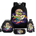 thumbnail image 1 of Uorisanigo Kids Backpack with Lunch Box Tote Bag, Pencil Case and Water Bottle Sleeve 4 PCS Set, 17 inch Rocket Dinosaur School Bag with Adjustable Padded Straps for Elementary Middle School, 1 of 7