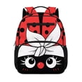 thumbnail image 1 of Uorisanigo Ladybug Cartoon Print Kids Backpack for Elementary Girls, Large Capacity Schoolbag with Side Pocket, Lightweight Casual Daypack for Back to School Travel, 1 of 7