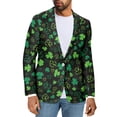 thumbnail image 1 of Uorisanigo Men's Casual Blazer Jackets Breathable Sports Jackets Casual Sport Coat Jacket Knit Suit Jacket Mens St Patrick Day Outfits, Saint Patricks Shamrock, Size 5XL, 1 of 6