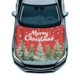 thumbnail image 1 of Uorisanigo Merry Christmas Car Hood Cover, Removable Automotive Exterior Accessories Elastic Fabrics Can be Washed Protector for Car Hood Bonnet All-Season Protection, 1 of 7