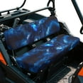 thumbnail image 1 of Uorisanigo Mule Seat Cover Anti-Slip Blue Galaxy Eagle UTV Front Bench Seat Cover Replacement UTV Accessories Compatible with Kawasaki Mule 3000 3010 3020 4000 4010 2001-2023 2025, 1 of 7