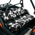 thumbnail image 1 of Uorisanigo Mule Seat Cover Universal Fit for Kawasaki Mule 3000 3010 3020 Non-Slip Black and White Cow Print UTV Front Bench Seat Cover with Elastic Band, UTV Pioneer Seats Accessories, 1 of 7