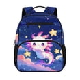 thumbnail image 1 of Uorisanigo Night Star Axolotl Kids Hiking Backpack for Girls Outdoor Travel Daypack Lightweight Casual Schoolbag Large Capacity for Camping Vacation, 1 of 7