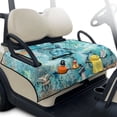 thumbnail image 1 of Uorisanigo Ocean Turtle Golf Cart Seat Covers Fits for EZGO, Club Car, Yamaha and More, Non-Slip Golf Cart Seat Towel Blanket with Storage Pockets Keeps Seats Comfortable and Clean, 1 of 6