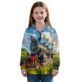 thumbnail image 1 of Uorisanigo Oversized Sweatshirts for Teen Girl, Comfortable Field Train Girls Half Zip Pullover Sweatshirt, Drop Shoulder Long Sleeve Pullover Jackets Athletic Tops Hoodies Trendy Clothes, 1 of 7