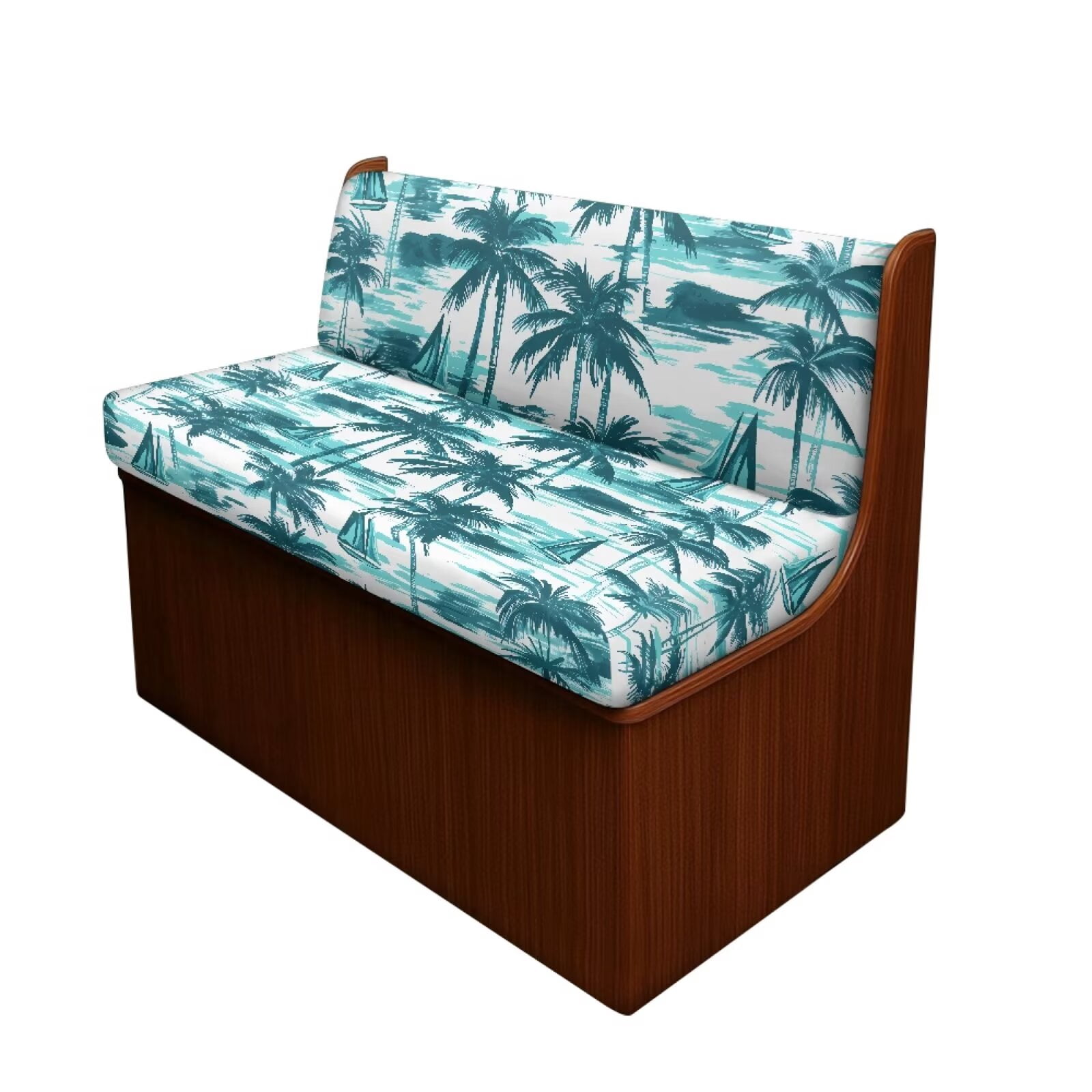 Uorisanigo Palm Tree RV Dinette Cushion Covers with Car Bench 1 Backrest & 1 Bench - Camper Cushions Slipcover - Stretch 2 Seat Sofa Chair Cover Furniture Protection for Camper