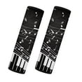 thumbnail image 1 of Uorisanigo Piano Music Notes Seatbelt Covers Flannel 2-Pack Universal Car Seat Belt Pads Cover Helps Protect You Neck Soft Seat belt Shoulder Pad Airplane Seat Belt Shoulder Pad, 1 of 7