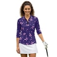 thumbnail image 1 of Uorisanigo Pink Bow Womens Quick Dry Athletic Polo Shirts Size S Versatile Comfortable Women's 3/4 Sleeve Athletic Golf Shirts Fashionable Outing Wear Relaxed Pullover for Women, 1 of 7