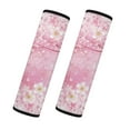 thumbnail image 1 of Uorisanigo Pink Cherry Blossom Flannel Seatbelt Cushion Soft and Comfortable 2-Pack Universal Car Seat Belt Pads Cover Comfortable Driving Shoulder Pad for Car Interior Accessorie, 1 of 7