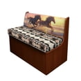 thumbnail image 1 of Uorisanigo RV Dinette Cushions Covers 2 PCS Western Horse Aztec Camper Cushion Covers Easy to Install Camper Accessories Stretch Car Seat Slipcovers Sofa Loveseat Chair Cover Protective, 1 of 7