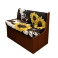thumbnail image 1 of Uorisanigo RV Dinette Cushions Covers Seat Covers Camper Cushion Slipcover Replacement Couch Cushion Cover Sofa Seat Slipcovers Fit Most Travel Trailer Couch, Sunflower Brown Cow Print, 1 of 7