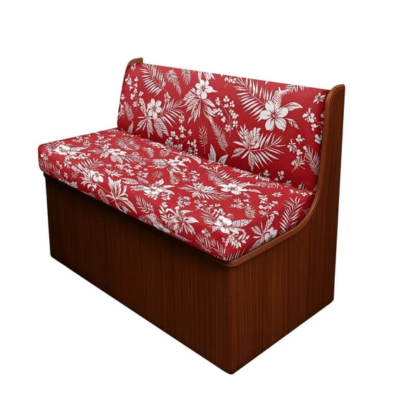 Uorisanigo Red Hibiscus RV Dinette Cushion Covers Stretch Camper Cushion Slipcove Washable Slipcovers Universal Camper Sofa Cover Furniture Protection for RV Car Bench, Accessories