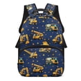thumbnail image 1 of Uorisanigo School Backpack for Boys Girls, Lightweight Construction Vehicle Print Kids Backpack Fit Preschool Elementary Kindergarten , 17 Inch Large Capacity School Bag Book Bags, 1 of 7
