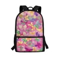 thumbnail image 1 of Uorisanigo School Bag Backpack Girls Boys 6-12 Year Colorful Butterfly Large Capacity Casual Daypack School Bag Bookbag with Padded Straps for Schools, Camps and Travel, 1 of 6