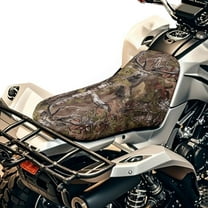Uorisanigo Seat Cover for Atv, Breathable Hunting Camo Dead Branch Four Wheeler Seat Cover Waterproof Elastic Polyester Fabric, Universal Fit Most ATV Four-Wheeler