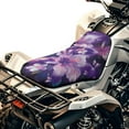 thumbnail image 1 of Uorisanigo Seat Cover for Atv, Breathable Purple Lily Butterfly ATV Seat Cover Replacement for Comfortable Long-Distance Riding Easy to Install & Keeps Seats Clean, 1 of 7