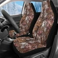 thumbnail image 1 of Uorisanigo Seat Covers for Cars, Trucks, & SUV, 2Pcs Car Accessories with Front Drive Seat Cover Protect Accessories for Women Men, Red Maple Leaf Print, 1 of 7