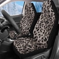 thumbnail image 1 of Uorisanigo Seat Covers for Cars Trucks SUV Front Seats, Soft Comfy Gray Leopard Print Vehicle Seat Protection Covers 2 PCS , Car Interior Accessories, Universal Fit & Breathable, 1 of 7