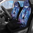 thumbnail image 1 of Uorisanigo Seat Covers for Cars, Trucks, & SUV - Set of 2 Front Seat Covers for Cars - Easy Installation Starry Wolf Seats Protection for SUV Interior Cover & Seats Cover Accessories, 1 of 7