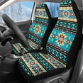 thumbnail image 1 of Uorisanigo Set of 2 Automotive Seat Cover Front Set, Universal Fashion Southwestern Aztec Tribal Auto Front Seats Protection Car Accessoires Fits for Car, SUV, Sedan, Truck, 1 of 7