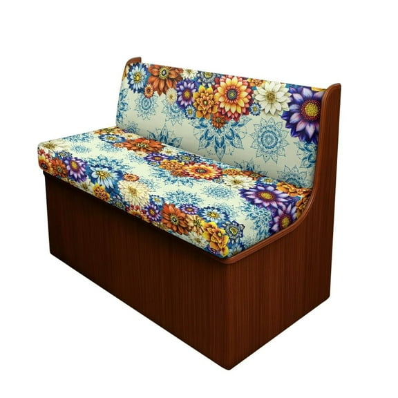 Uorisanigo Sofa Couch Cushion Covers Stretch RV Camper Seat Cushion Slipcovers - Mandala Flowers Washable Camper Sofa Cover Furniture Protector for RV Car Bench