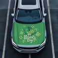 thumbnail image 1 of Uorisanigo St. Patrick's Day Green Hat Car Cover Removable Polyester Car Bonnet Banner Washable Soft Decoration Car Hood Flag Cover for Trucks, Car, SUV, or Van Automotive Accessories, 1 of 7