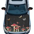 thumbnail image 1 of Uorisanigo Starry Mushroom Moon Car Cover Protector and Car Side View Mirror Cover 3 PCS Set Removable Car Covers Women Men Automotive Exterior Accessories, 1 of 6