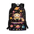 thumbnail image 1 of Uorisanigo Sunflower Black Cat School Backpack Kids 17 inch Elementary Kindergarten Casual Sport Daypack Bag for School, Camps and Travel with Adjustable Padded Straps, 1 of 6