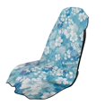 thumbnail image 1 of Uorisanigo Sweating Car Seat Cover for Workout Outdoor Sport Activities Easy to Clean Blue Hibiscus Flower Automotive Front Seat Protector Compatible with Most Cars Trucks Suvs Car, 1 of 8