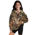 thumbnail image 1 of Uorisanigo Sweatshirt for Kids Fashion Long Sleeve Pullover Crop Tops Soft Girls Half Zip Sweatshirt Oversized Camouflage Deer Hunting Sweatshirts Pullover Jackets Fall Trendy Outerwear, 1 of 7