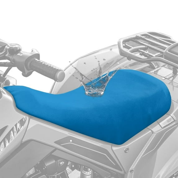 Uorisanigo TV Seat Cover, Four Wheeler Accessories Light Blue Motor Seat Cover, Dustproof Anti UV Windproof All Weather Outdoor Seats Sushion for Polaris Sportsman Rancher