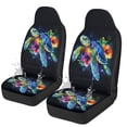 thumbnail image 1 of Uorisanigo Turtle Car Front Seat Covers Waterproof Breathable Front Seat Cover Auto Interior Accessories 2 Pcs Set Protection Interior Accessories Universal Fit Most Cars, 1 of 7