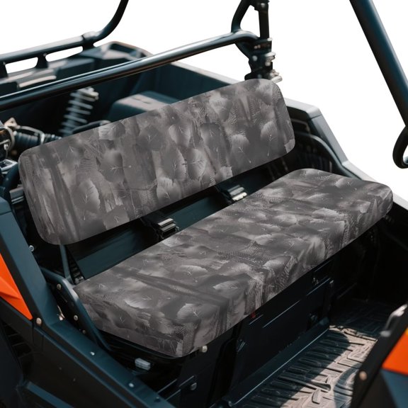 Uorisanigo UTV Bench Seat Cover for Seat Cover Protection Fit for Kawasaki Mule 4000 2009-2025, Dustproof Hunting Forest Print UTV Padded Protector for Mule Seats Accessories Parts