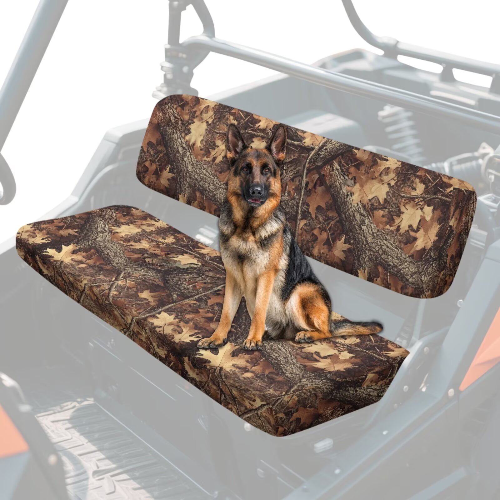 Uorisanigo UTV Seat Cover Compatible with 3010 Diesel 4x4 2003-2008, Scratch Resistance Camo Hunting Print Mule Seat Cushion Mud/Dirt Protection UTV Bench Seats Cover Accessories