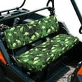 thumbnail image 1 of Uorisanigo UTV Seat Cover Compatible with Kawasaki Mule 4010 4x4 SE 2016-2018, Anti-Slip & Tear-Resistant Green Dinosaur Camo Mule Bench Seat Cover Protector UTV Accessories for Women Men, 1 of 7