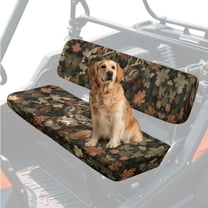 Uorisanigo UTV Seat Cover Dustproof Camo Hunting Deer Mule Seat Cover Universal UTV Bench Seats Covers Accessories Fit for Kawasaki Mule 3000 3010 3020 Non-Slip Covers Protection