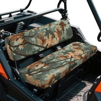 Uorisanigo UTV Seat Cover Fit for Kawasaki Mule 4010 4x4 Diesel 2009-2013, Non-Slip Green Camo Hunting Seat Cover for Mule Seats Accessories Parts, All Season Weather Proof Breathable