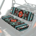 thumbnail image 1 of Uorisanigo UTV Seat Cover, Mule Seat Covers Protector Suitable for Kawasaki Mule 4010 4x4 FE 2025 2023 2022 2021, Scratch Resistance Aztec African Tribal Bench Seats Covers UTV Accessories, 1 of 7