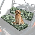 thumbnail image 1 of Uorisanigo UTV Seat Cover, All Season Weather Proof Green Camouflage Print Seat Cover Fit for Kawasaki Mule 4010 4x4 Diesel 2009-2013, Easy to Install & Clean Mule Padded Protector Cushion, 1 of 7