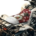 thumbnail image 1 of Uorisanigo Waterproof ATV Seat Cover Compatible with Polaris Sportsman Polaris Scrambler Honda Rancher Soft Christmas Snowman Four-Wheeler Seat Cover for All Seasons, 1 of 7