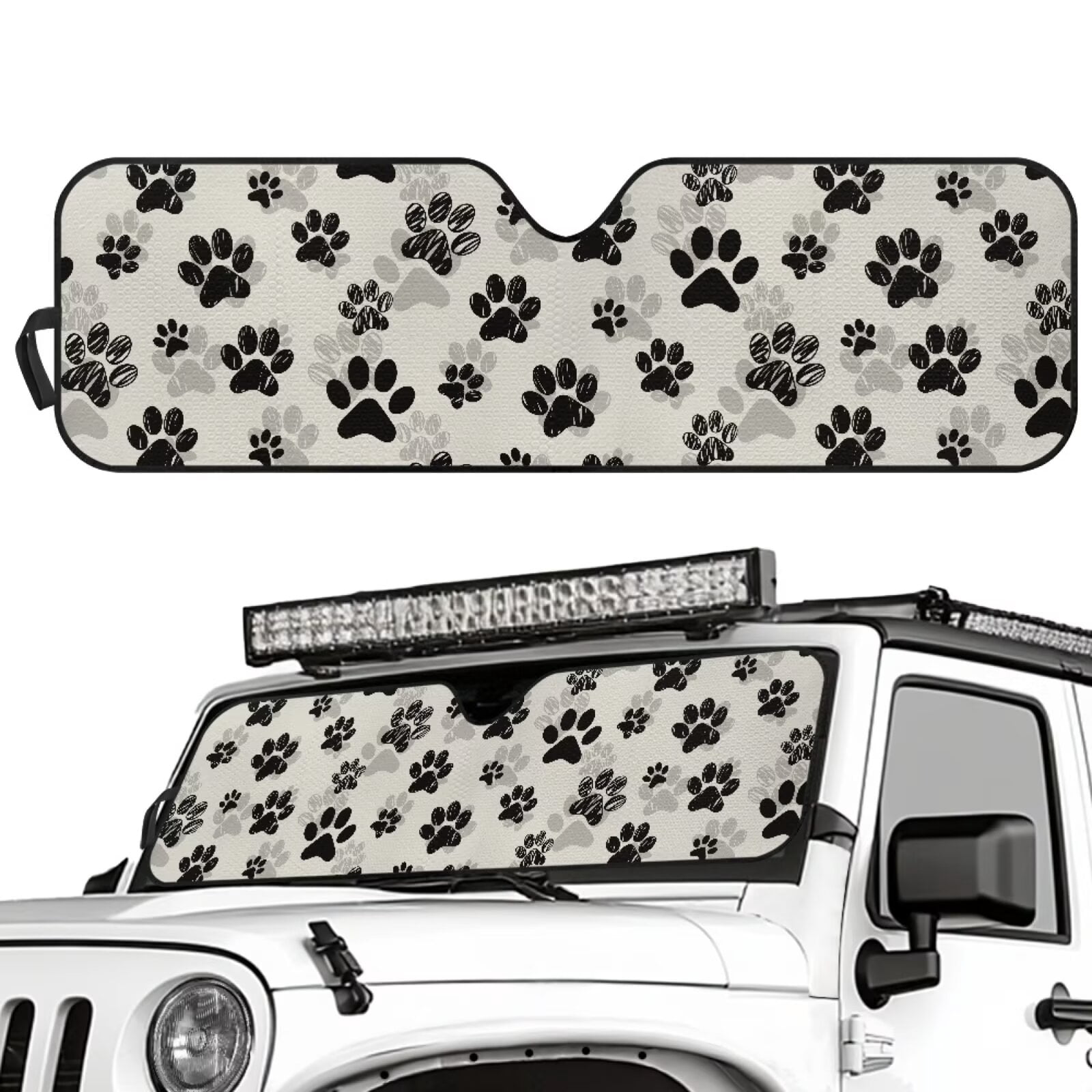 Sea Turtle Windshield Sun Shade For Jeep Wrangler – UV & Heat Blocker Sun Visor