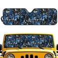 thumbnail image 1 of Uorisanigo Windshield Sunshade,Blue Hunting Forest Sun Visor for UV Rays & Heat Protection,Compatible with Wrangler,Compass,Gladiator & Renegade,Accessories for Jeep Wrangler,52.95x16.14 inches, 1 of 7