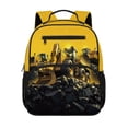 thumbnail image 1 of Uorisanigo Yellow Truck Print Kids Backpack for Boys Outdoor Travel Large Capacity Elementary School Bag Lightweight Casual Daypack for Camping, 1 of 7