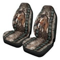 thumbnail image 1 of Uorisanigo ar Seat Covers, Ethnic Wolf Aztec Auto Front Seats Protection for Cars, 2 Pcs, Easy to Install Car Seats Cover Set and Accessories for Auto Trucks Van SUV, 1 of 7