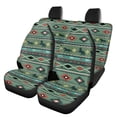 thumbnail image 1 of Uourmeti Automotive Vehicle Cushion Easy to Install Polyester, Compatible with Car Interior Auto Seats, for Cars Trucks, Horse Silhouettes Geometric Pattern, 1 of 10