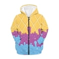 thumbnail image 1 of Uourmeti Bling Ice Cream Boys Sporty Hoodie Zip Up Long Sleeve with Pockets Lightweight Athletic Top for Kids Youth Size 10-12, 1 of 7